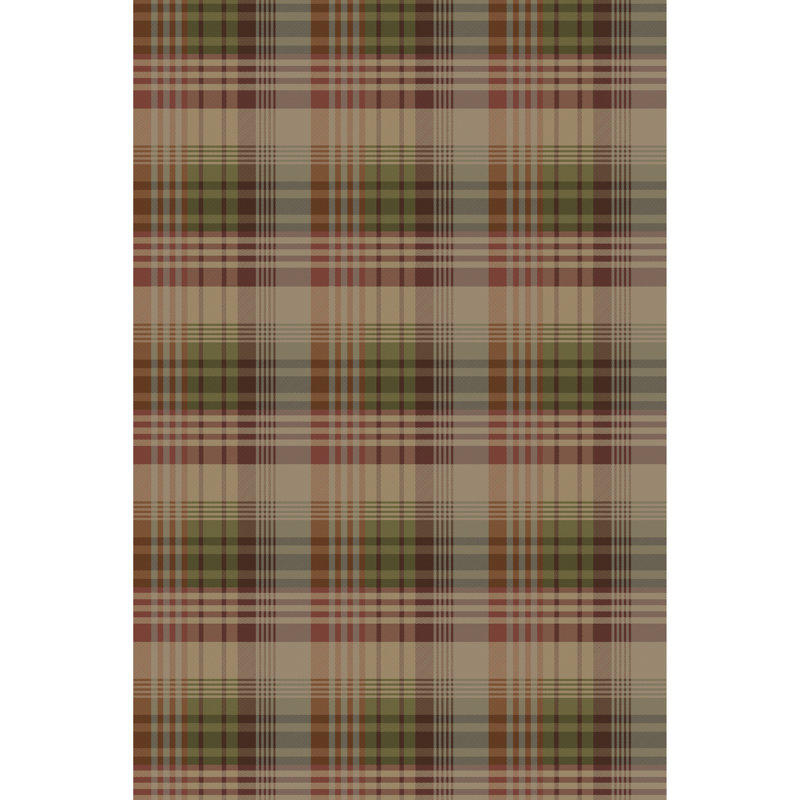 32.82' L x 20.47" W Wallpaper Roll, Red/Plum