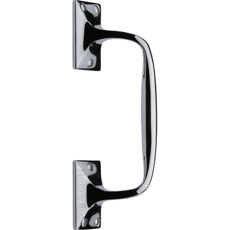 Heritage Brass Heritage Door Pull Handle Offset, 20.2 cm H, Antique Brass
