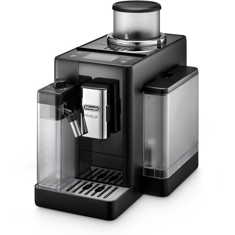 De'Longhi Fully Automatic Espresso Machine in Black, Black