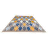 Moroccan Collection, Transitional One-of-a-Kind Rectangle 8' X 11'4" Hand Knotted Area Rug