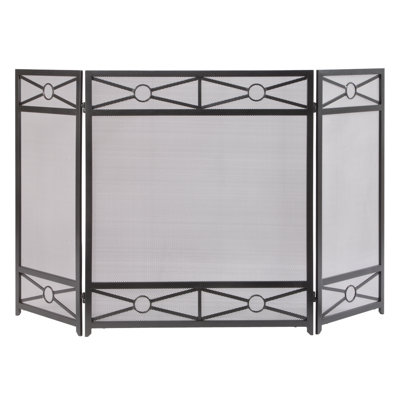 Castille Steel Fireplace Screen