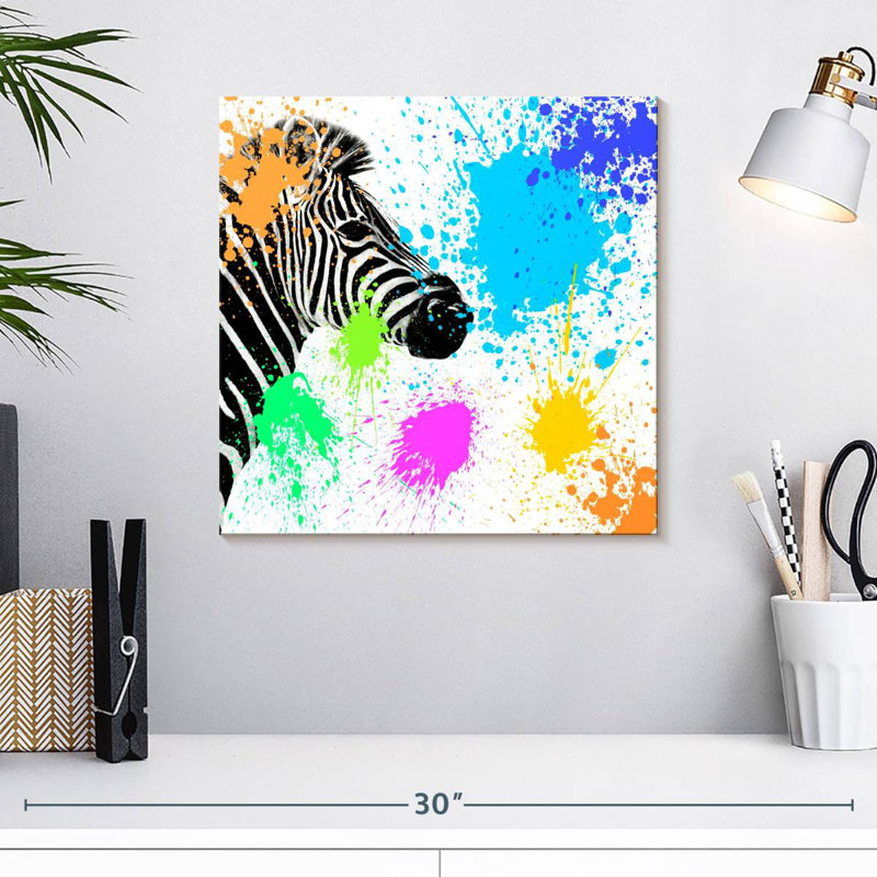 Brampt Zebra I, 16" H x 16" W