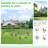Derward 200 Square Feet Walk In Chicken Run with Chicken Run for up to 20 Chickens