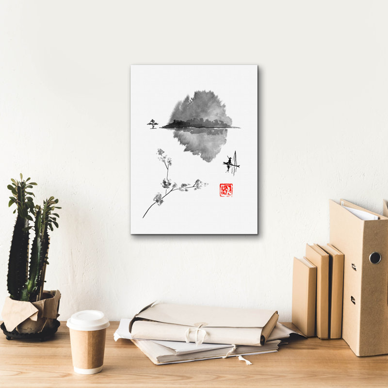 «Fisherman» par Pechane, H 16 po x l 12 po x P 0,75 po