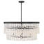 Shimmering Elegance 9 - Light Metal Chandelier
