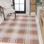 Tapis intérieur / extérieur gris / vichy Sabine-1332044331