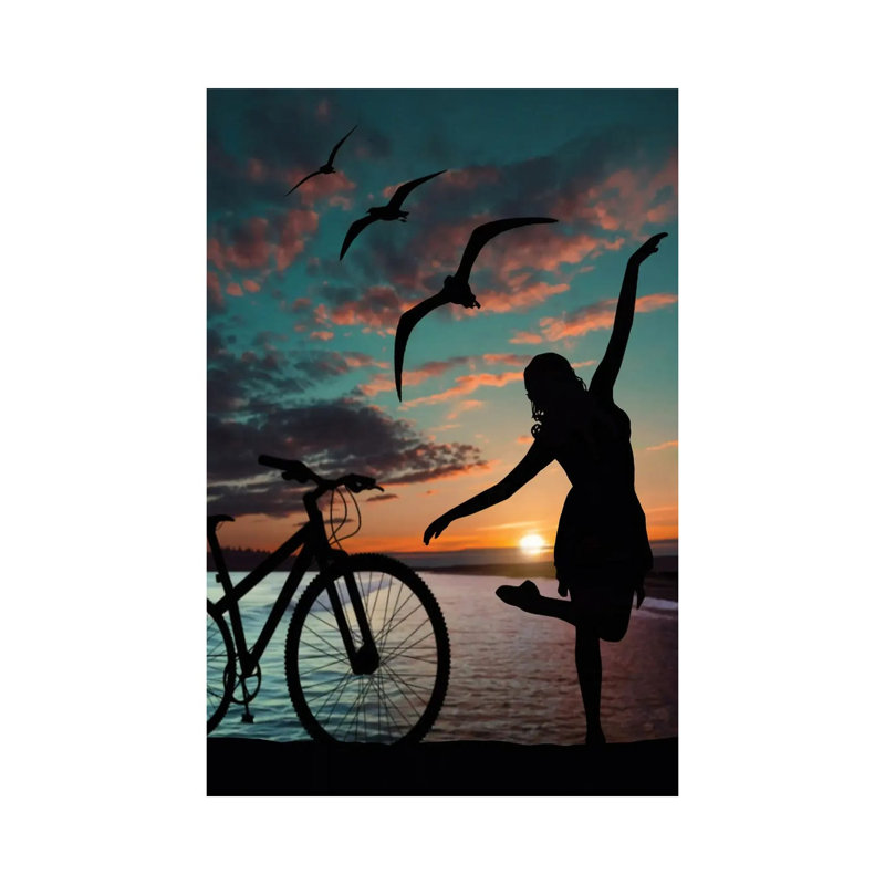 Siluet by Abdullah Evindar - Wrapped Canvas Print, 66.04 cm H x 45.72 cm W x 3.175 cm D