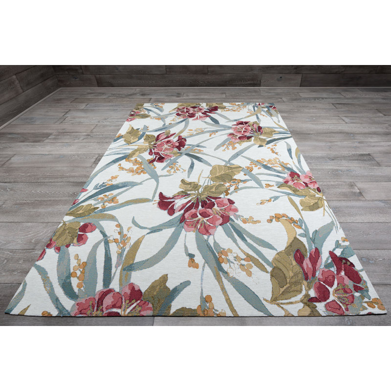 Sunnyvale Floral Indoor Rug, Rectangle 5'2" x 7'7"