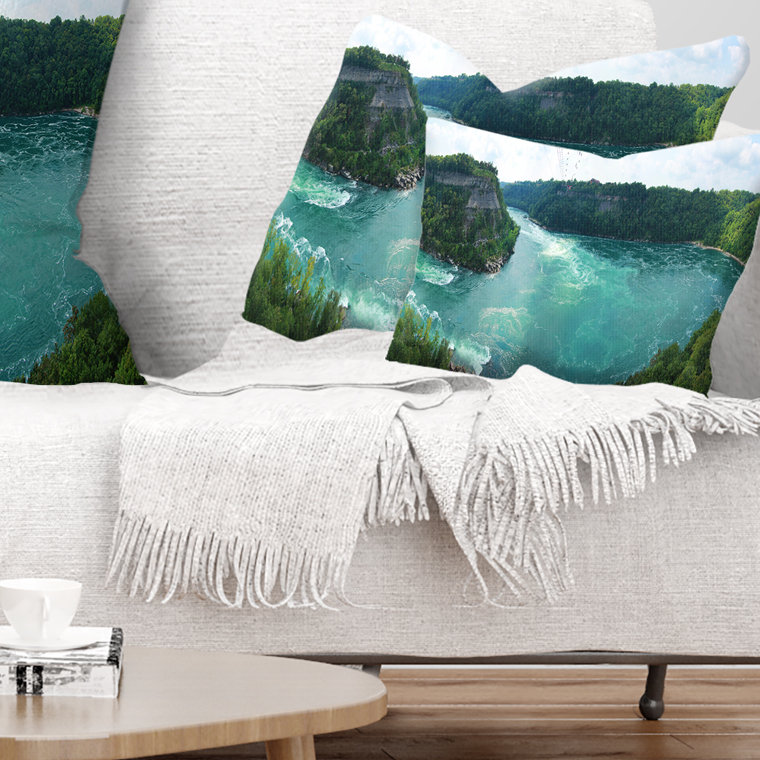 Landscape Reversible Throw Pillow