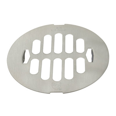 4-1/4" OD Brass Snap-in Shower Drain Cover