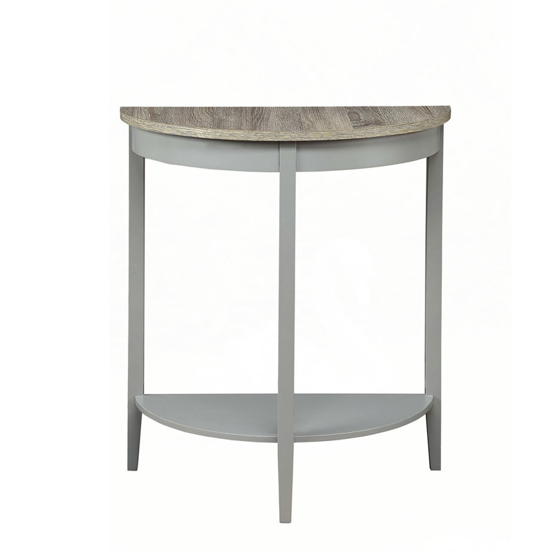Half Moon Console Table, Oak
