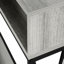 Console décorative, stratifié, métal noir pour le salon - brun-474231444