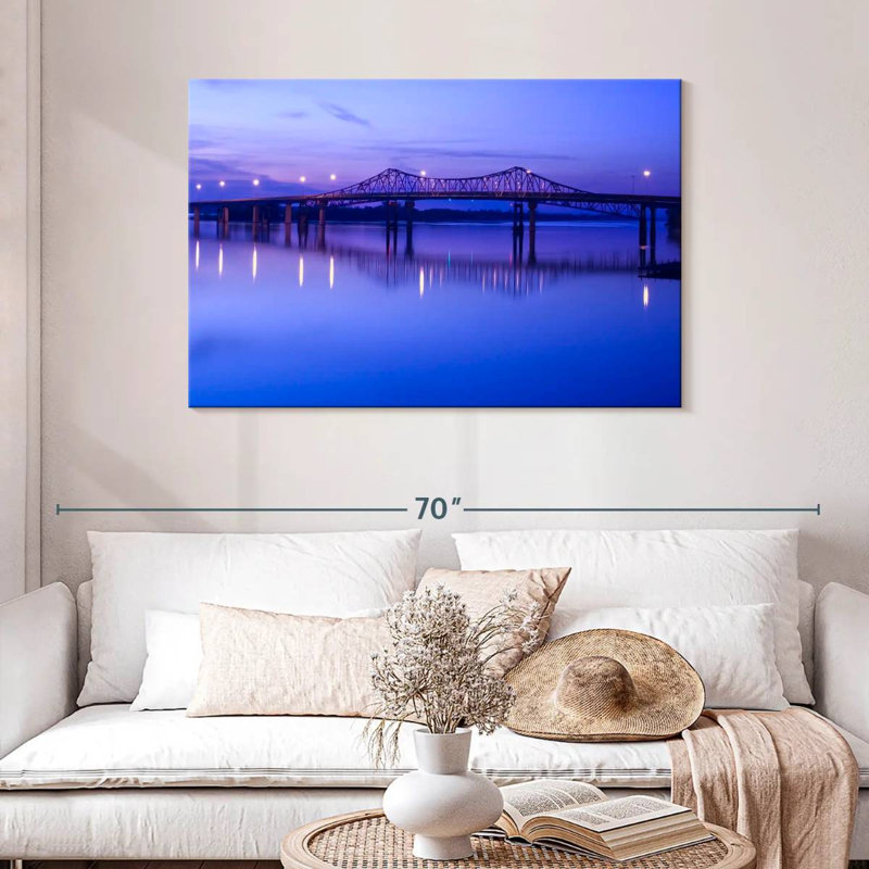Lilie Steamboat Bill Memorial Bridge, 30" H x 45" W