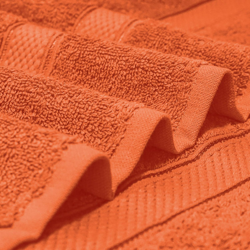 Nayim Turkish Cotton Bath Sheet, Orange