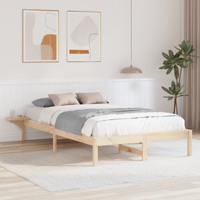 Bed Frame Solid Pine Wood