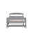 Twin Size Platform Bed With Trundle-428828437