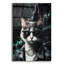 «Crypto Cat» par Svetlana Aleynikova, art mural en verre acrylique, 24 po x 36 po