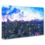Melbourne Australia Skyline At Dusk In Abstract - Wrapped Canvas-55310100