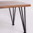 Industrial Style Coffee Table With Wood And Iron, 18" X 43" 18", Finish Rustic Metal Outdoor Table, Top, Appearance