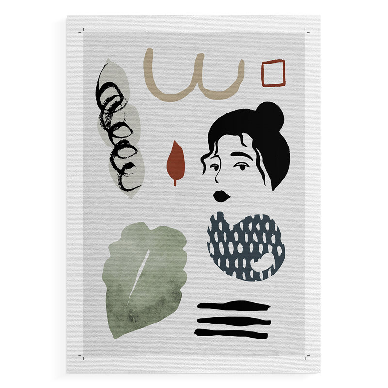 Collection «Mindfulness IV» - impression sur toile seulement - non encadrée, H 18 po x l 12 po