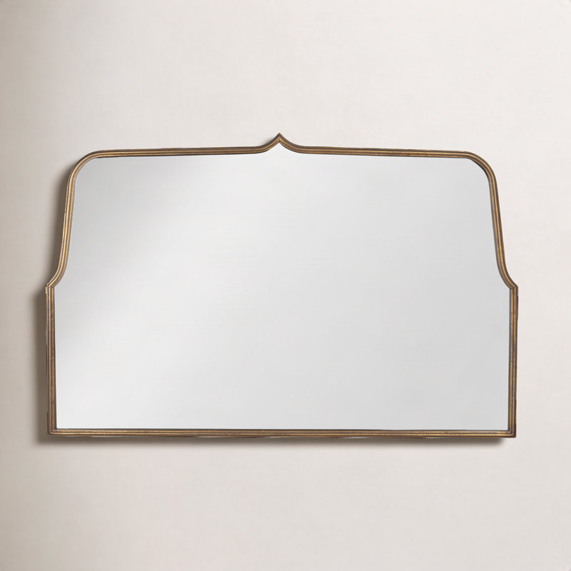 Miroir mural Devyn, 31,5 po x 48 po, Or