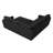Hoelscher L-shaped Sleeper Sectional Upholstered Sofa Bed With Storage Space Black-122510073