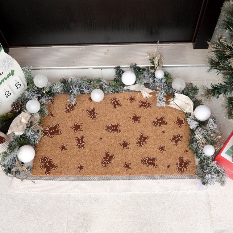 Indoor Christmas Doormat Christmas Decoration Non-Slip Doormat