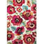 Tapis décoratif multicolore à motif de roses rouges-1861022703