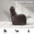 33'' Oversized Power Lift Recliner Chair With Heat & Massage – Dual Motor Electric Lift Assist, Super Soft Padding-490766351