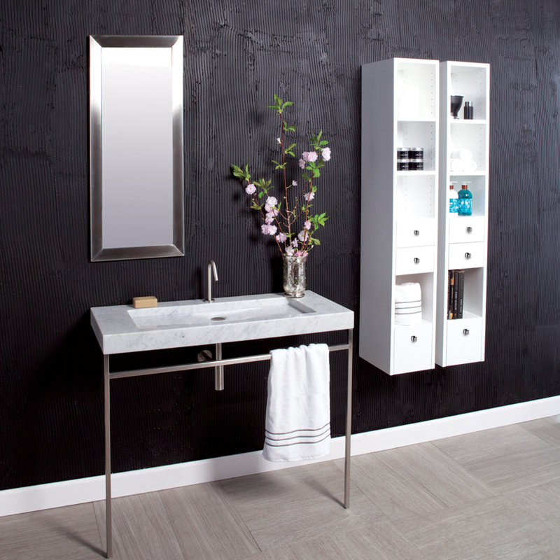 Libera 42'' L Bathroom Sink, Single, Bianco