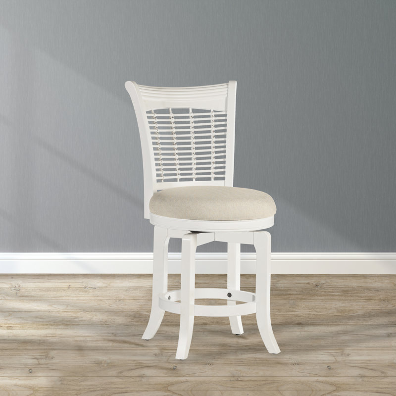 Tabouret de bar et de comptoir pivotant Dhanwanti, Tabouret de comptoir (assise de 24 po de hauteur)