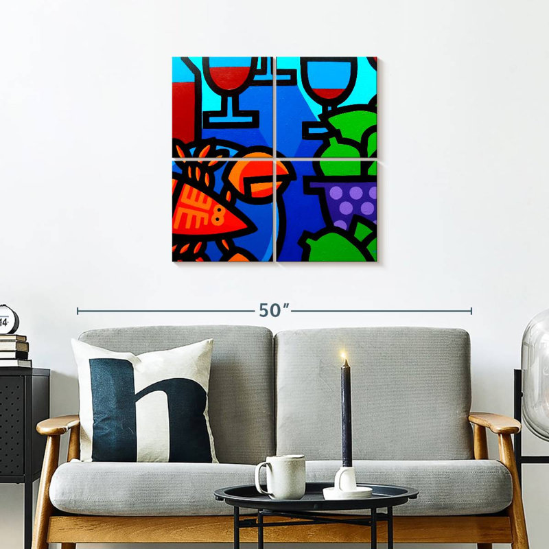 Yarlin Lobster Wine and Limes, H 26 po x l 26 po
