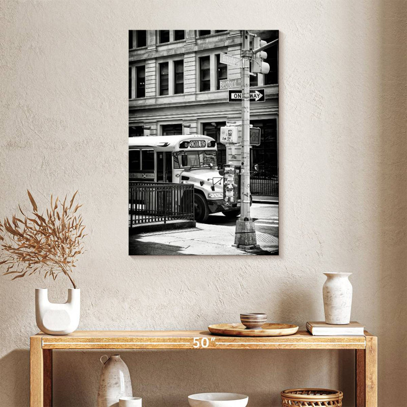 Autobus scolaire Mehar Vintage NYC, H 36 po x l 24 po