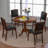 Arush Rubberwood Round Solid Wood Top with Solid Wood Base Dining Table-810479231