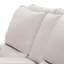 Causeuse inclinable électrique Pono, cuir grainé beige