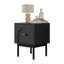 Bedside table LIBERTY nightstand with gold handle-1856233478