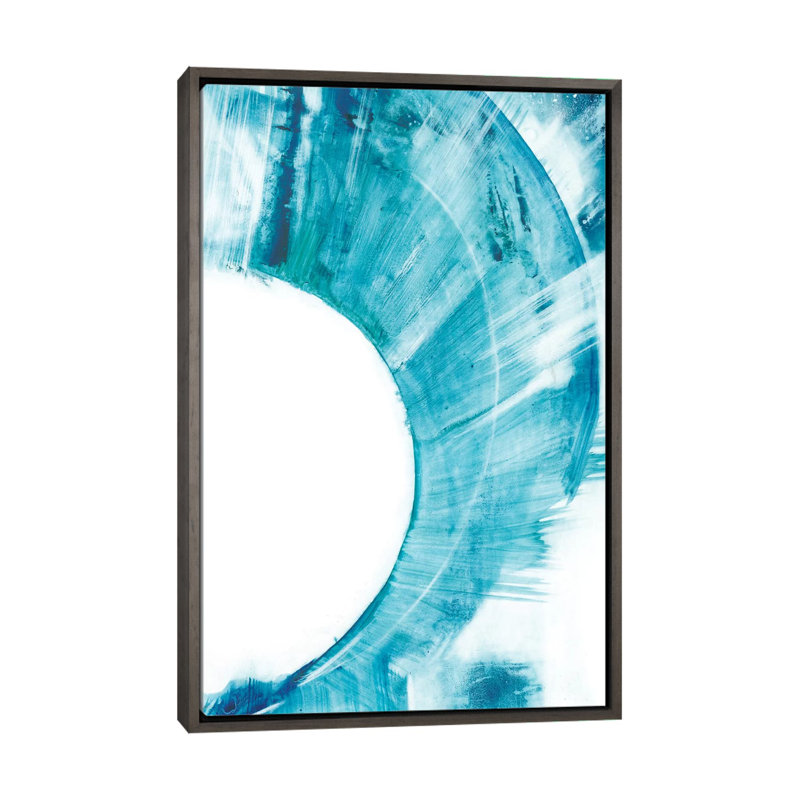 « Aperture II » par Ethan Harper, reproduction d’art, H 60 po x l 40po x P 1,5 po, Toile encadrée de bois rustique foncé