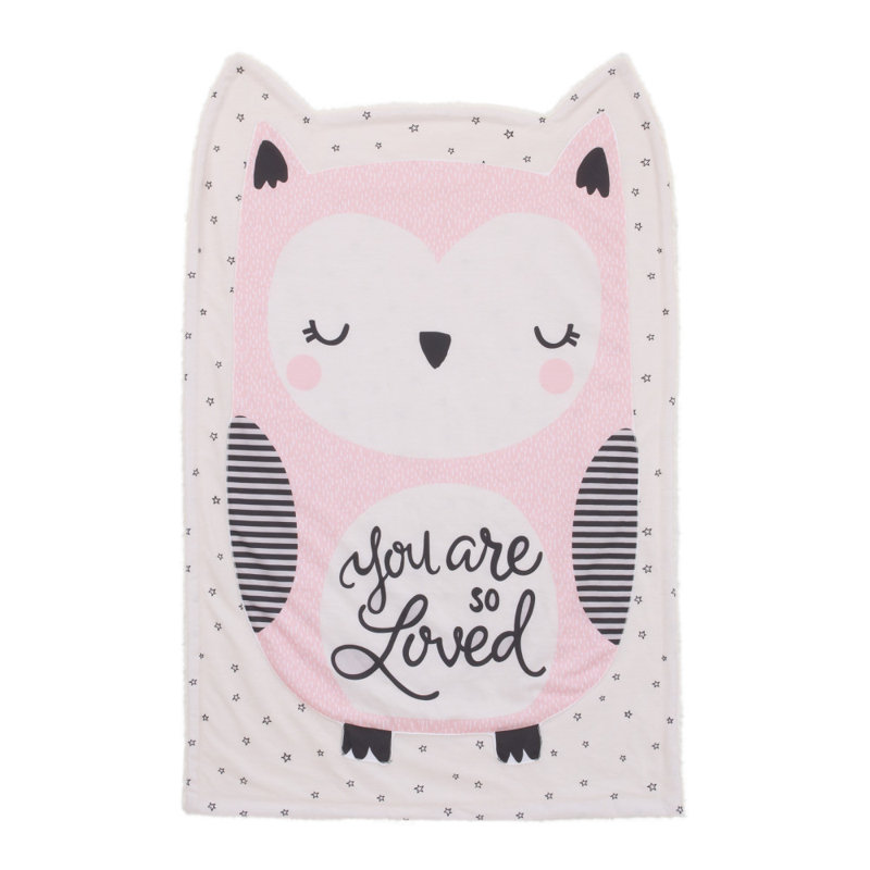Vous êtes l’aimé de la couverture de bébé en forme de hibou Onley