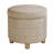 Mayen 19" Wide Round Storage Ottoman-432860150