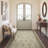 Oriental Vintage Flower Machine Washable Non-Slip  Beige Indoor Area Rug-1827630609-1827630608