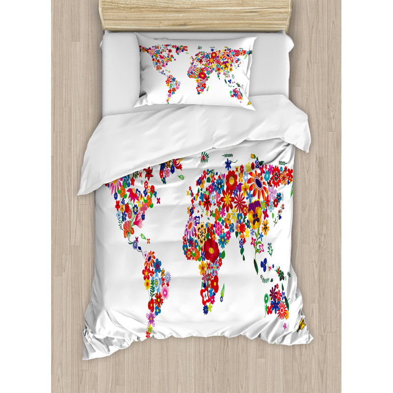 Eclectic Duvet Cover, Twin Duvet Cover + 1 Standard Sham