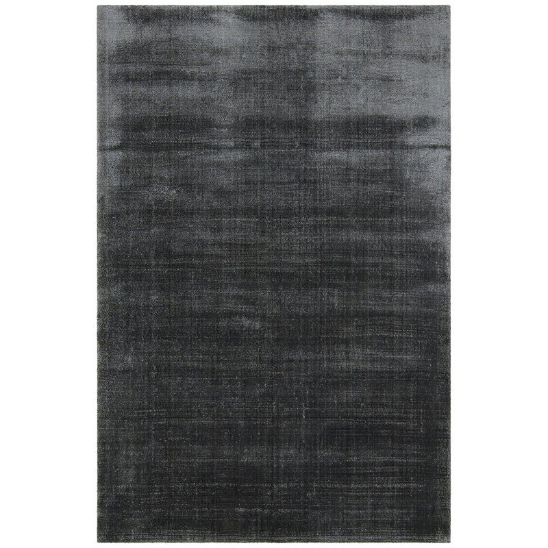Sopris Hand Loomed Area Rug in Charcoal, Rectangle 5' x 7'6"