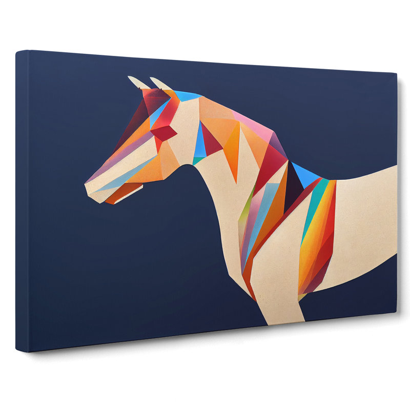Energising Horse - Wrapped Canvas