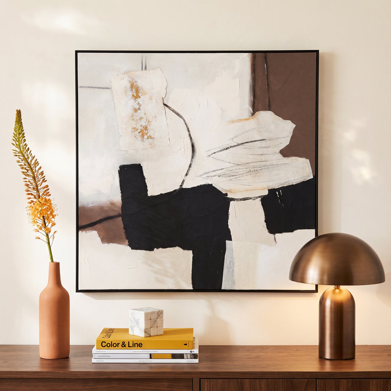40X40 Tiago Handpainted Wall Art