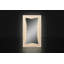 Flat Onyx Lighted Wall Mirror
