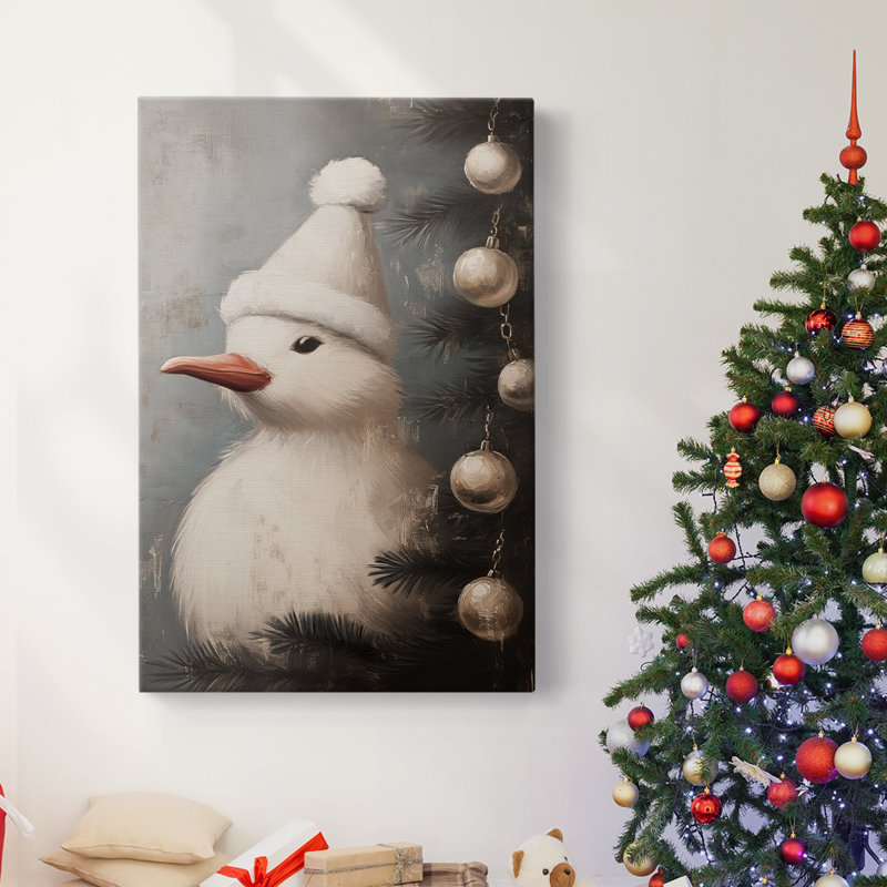 Art des Fêtes de Noël - Toile tendue avec châssis - Série 2-CLxxx, H 18 po x l 12 po