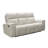 Arthella Upholstered 88 " Top Grain Leather Sofa Power Reclining