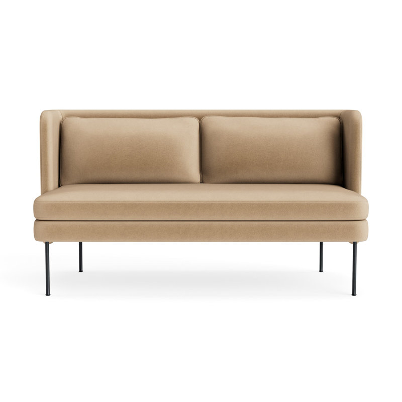  Bloke 60" Sofa, Camel Velvet