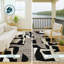 Tapis géométrique intérieur / extérieur lavable à la machine Chantille ACN2605-548965074-548965078