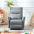 Power Swivel Rocker Recliner Chair For Adults, 270° Swivel And 30° Rocking, Electric Small Recliners For Compact Spaces, Ideal For Living Room, Bedroom, RV, Recliner-1735110492